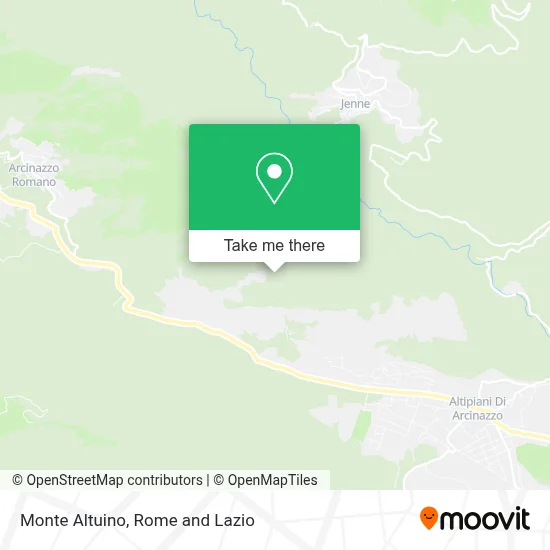 Monte Altuino map