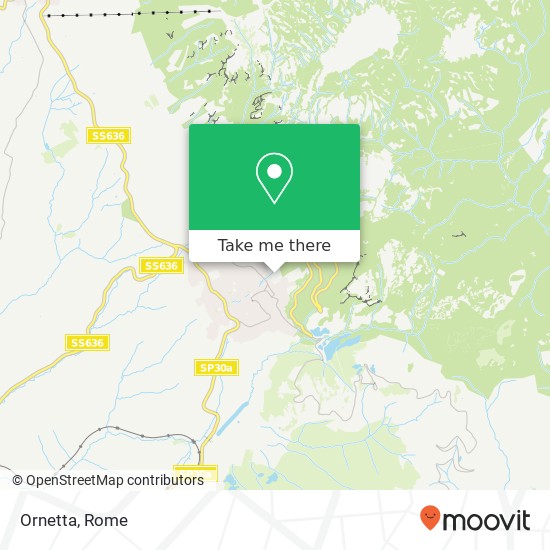Ornetta map
