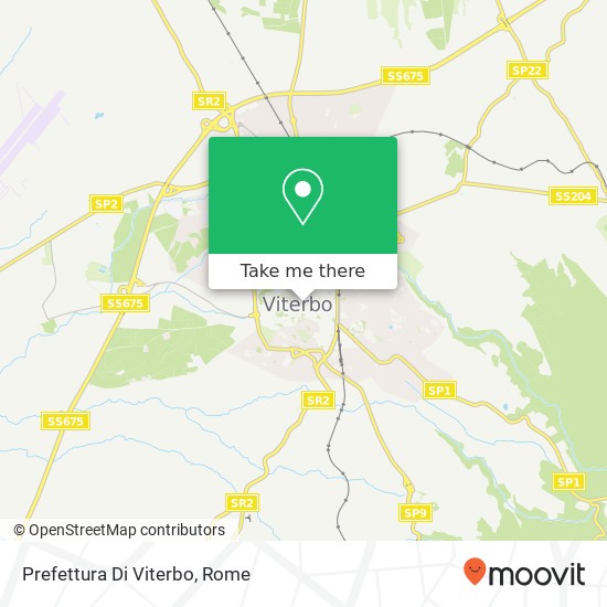 Prefettura Di Viterbo map