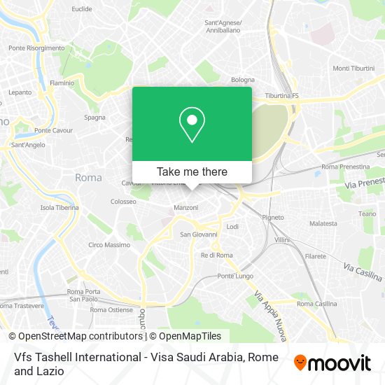 Vfs Tashell International - Visa Saudi Arabia map