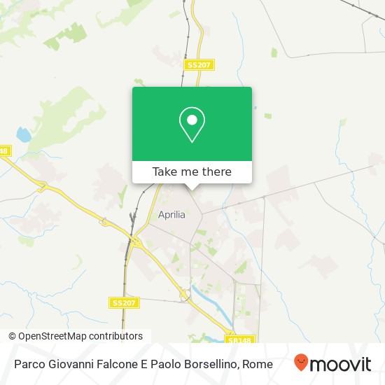 Parco Giovanni Falcone E Paolo Borsellino map