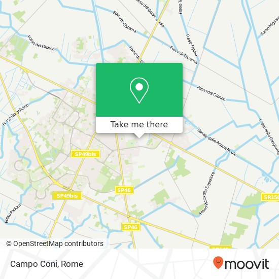 Campo Coni map
