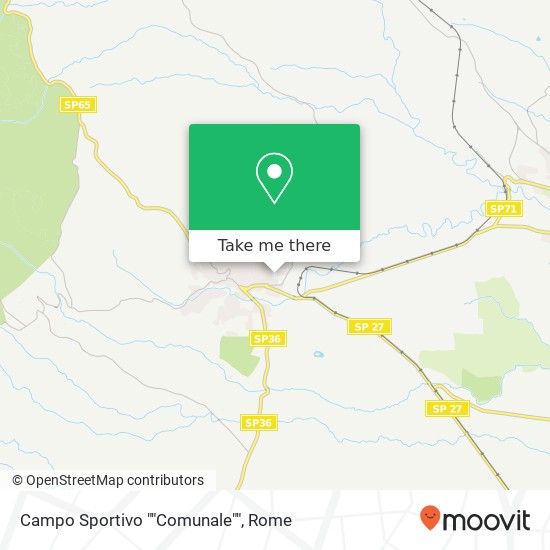 Campo Sportivo ""Comunale"" map