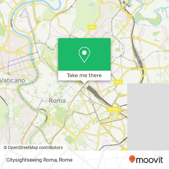 Citysightseeing Roma map