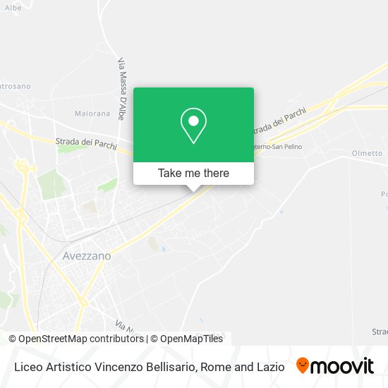 Liceo Artistico Vincenzo Bellisario map