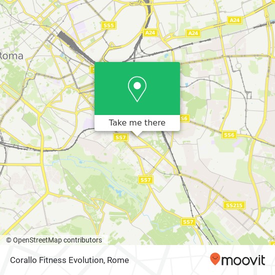 Corallo Fitness Evolution map