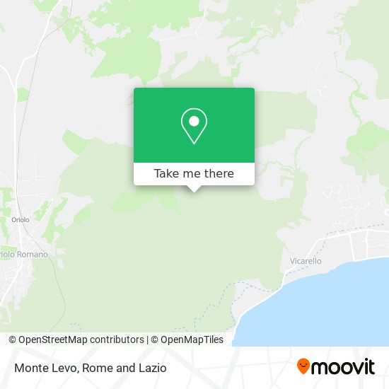 Monte Levo map
