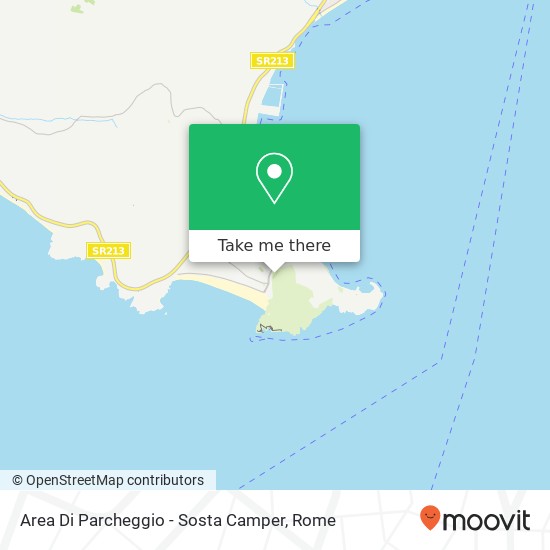 Area Di Parcheggio - Sosta Camper map