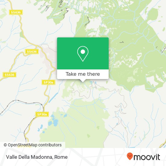 Valle Della Madonna map