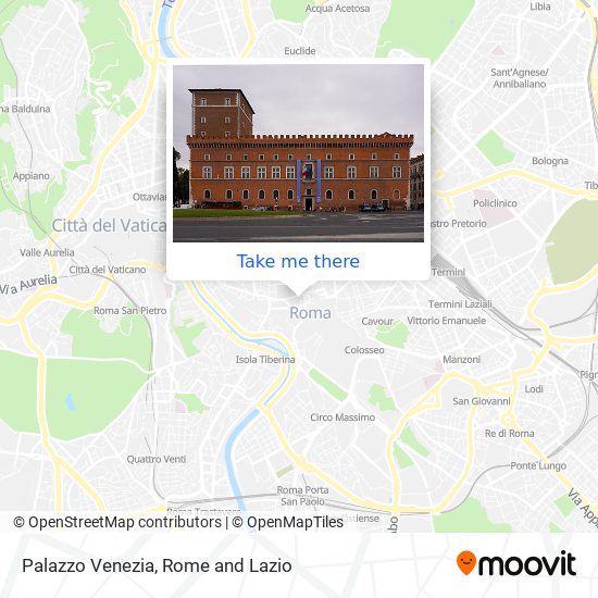 Palazzo Venezia map