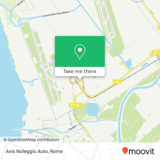 Avis Noleggio Auto map