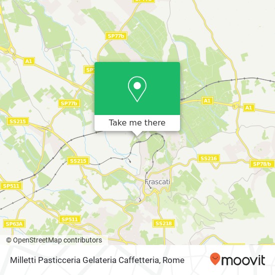 Milletti Pasticceria Gelateria Caffetteria map