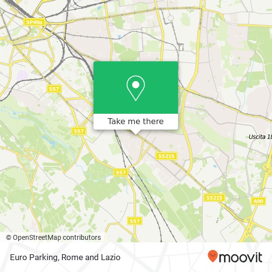 Euro Parking map