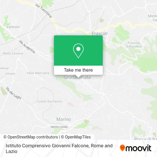 Giovanni Falcone Comprehensive Institute map