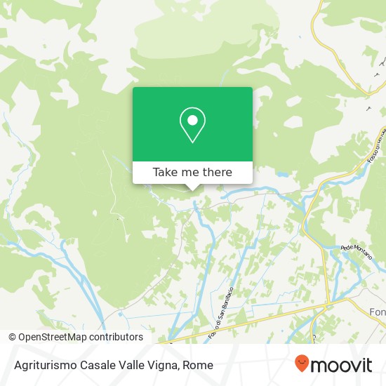 Agriturismo Casale Valle Vigna map
