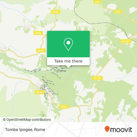 Tombe Ipogee map