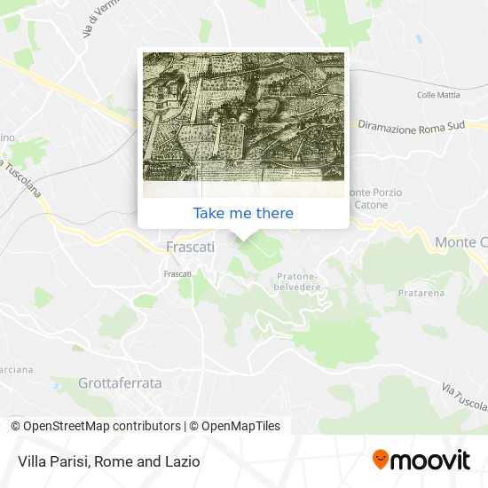 Villa Parisi map