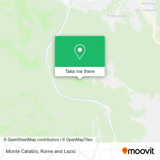 Monte Catabio map