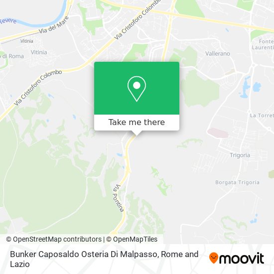Bunker Caposaldo Osteria Di Malpasso map