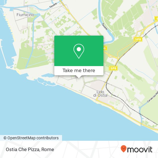 Ostia Che Pizza map