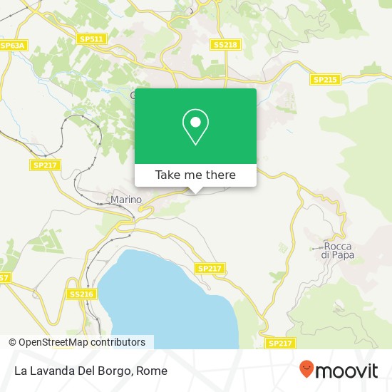 La Lavanda Del Borgo map