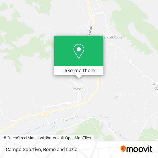 Campo Sportivo map