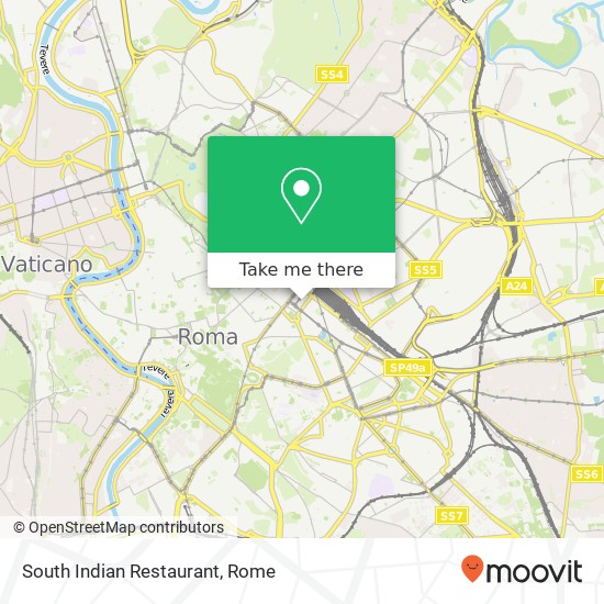 South Indian Restaurant map