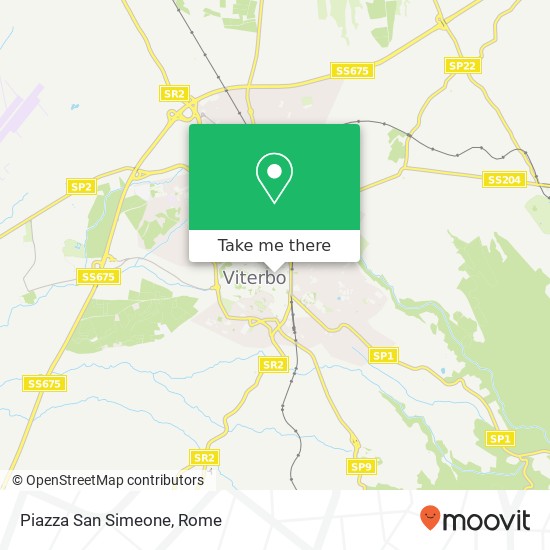 Piazza San Simeone map