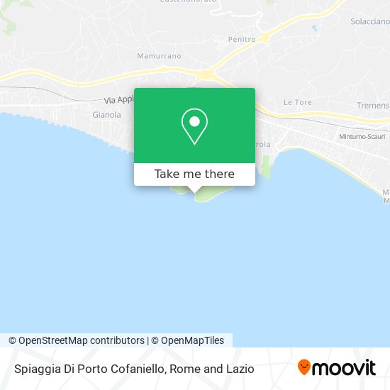 Spiaggia Di Porto Cofaniello map