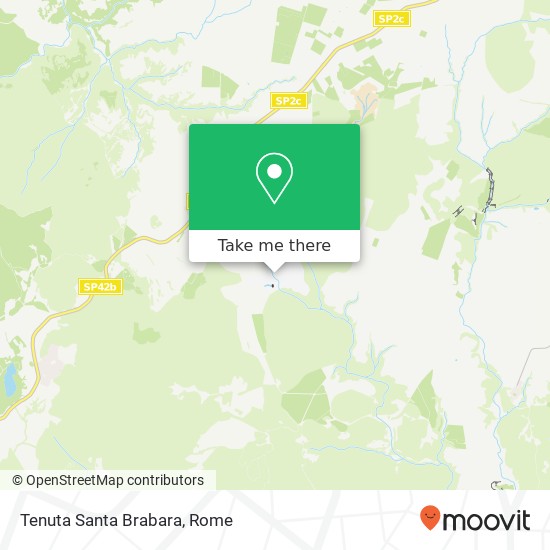 Tenuta Santa Brabara map