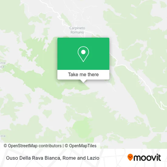 Ouso Della Rava Bianca map