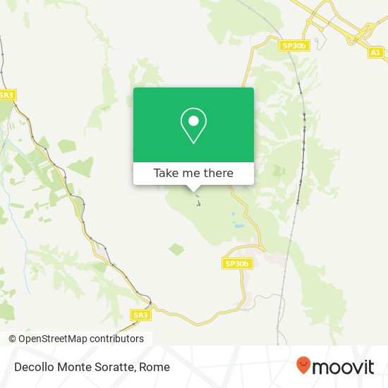 Decollo Monte Soratte map