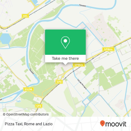 Pizza Taxi map