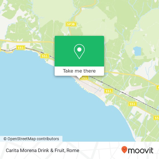 Carita Morena Drink & Fruit map