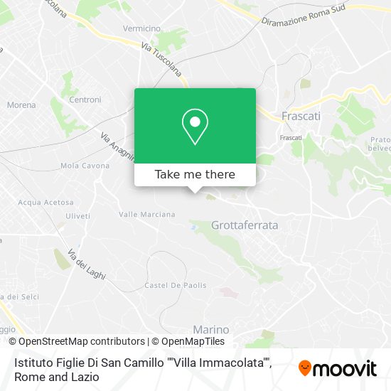 Istituto Figlie Di San Camillo ""Villa Immacolata"" map