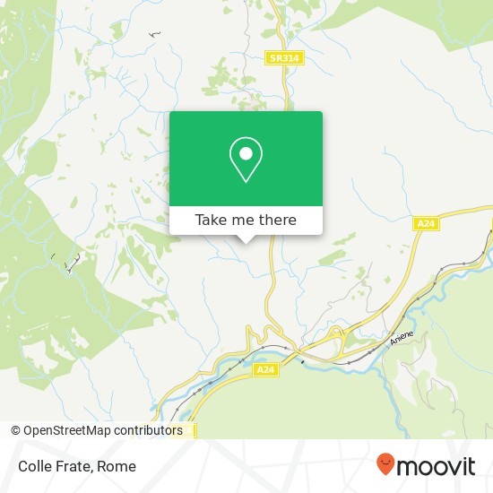 Colle Frate map