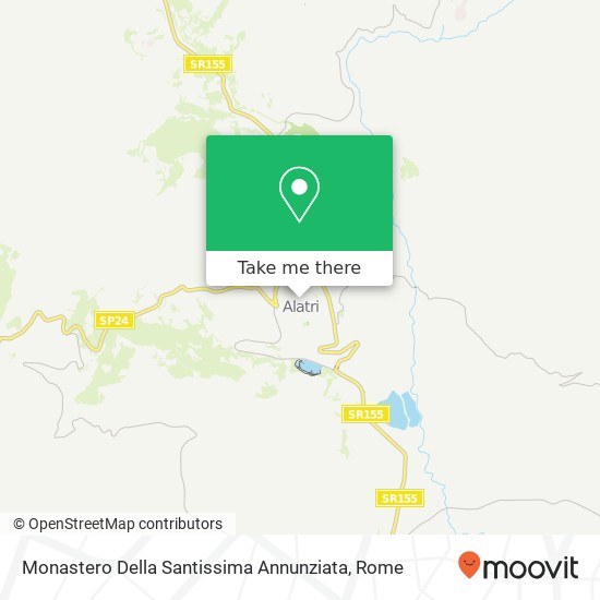 Monastero Della Santissima Annunziata map