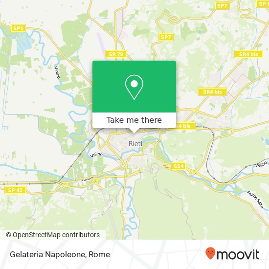 Gelateria Napoleone map