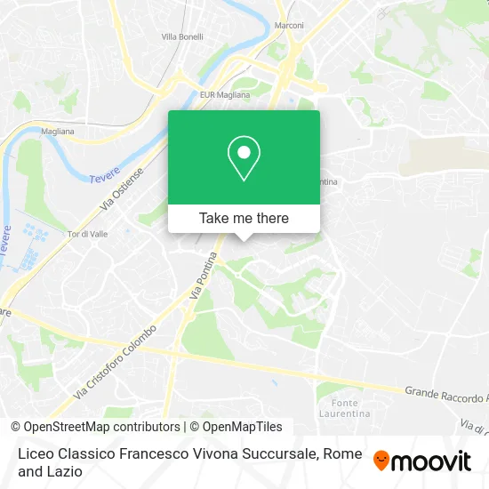 Francesco Vivona Classical High School Branch map