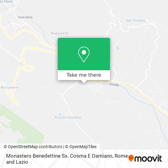 Monastero Benedettine Ss. Cosma E Damiano map