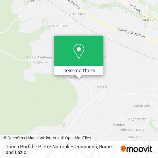 Trinca Porfidi - Pietre Naturali E Ornamenti map