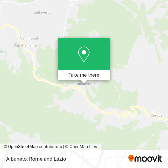 Albaneto map