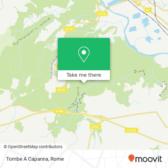 Tombe A Capanna map