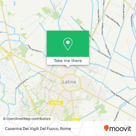 Caserma Dei Vigili Del Fuoco map