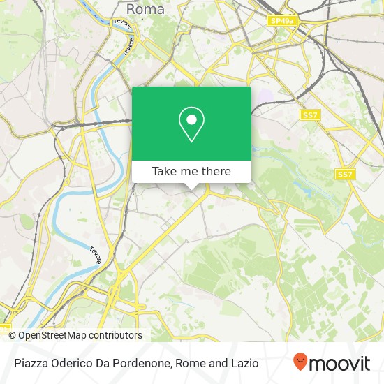 Piazza Oderico Da Pordenone map