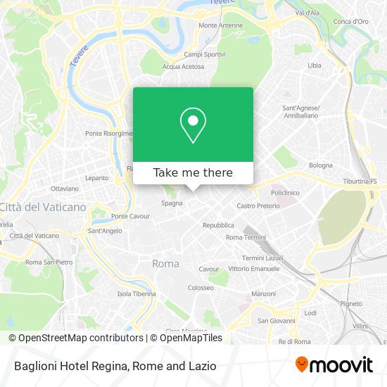 Baglioni Hotel Regina map