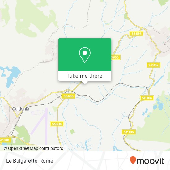 Le Bulgarette map
