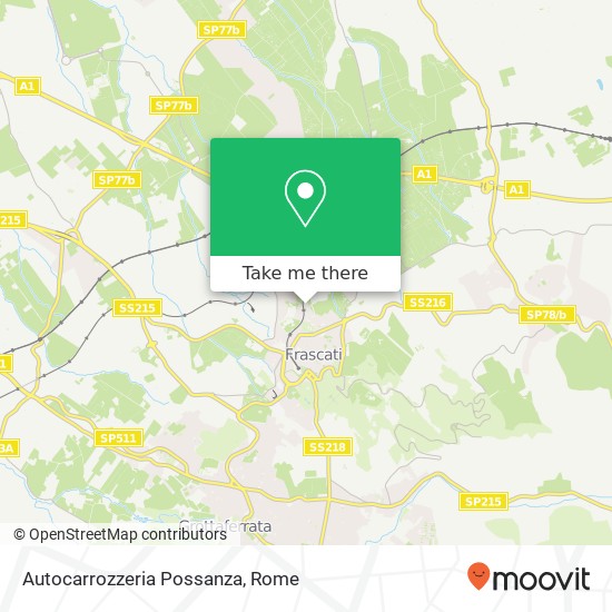Autocarrozzeria Possanza map