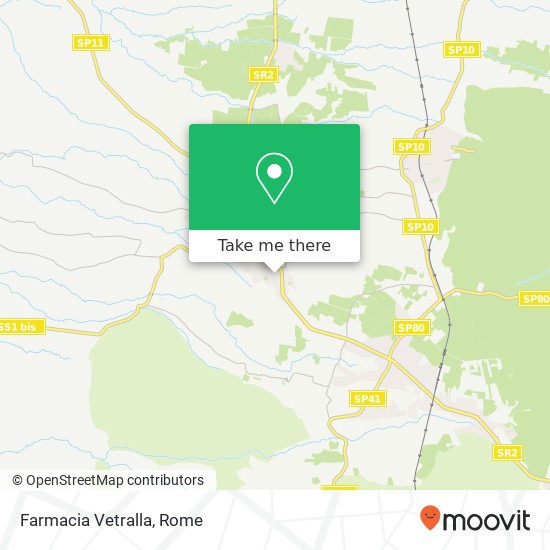 Farmacia Vetralla map