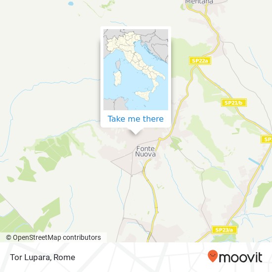 Tor Lupara map